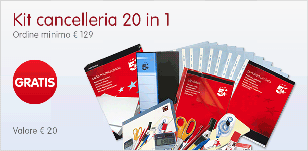 kit cancelleria 20 in 1