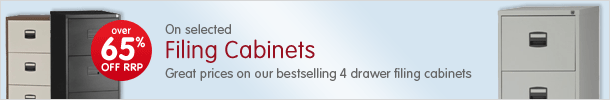 Over 65% off our bestselling filing cabinets