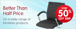 *Better than half price on a wide range of furniture products