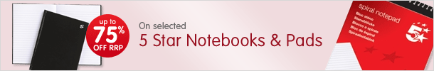 5 Star Notebooks and Pads