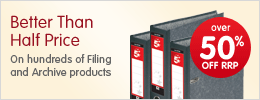 *Better than half price Filing