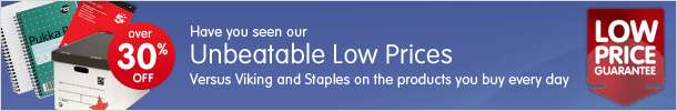 Huge Savings versus Viking and Staples!