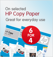 Buy 4 Get 2 free on HP Copy Paper